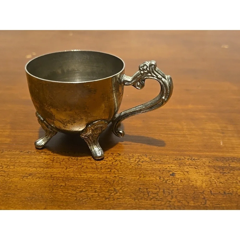 Pewter Lot Of Small Bowl Frog And Cup Made In England For Smith‎